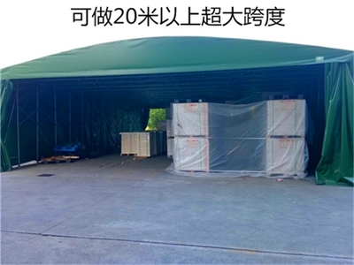 定做仓库可推拉遮阳棚,原来大家都选这家[百佳帐篷]