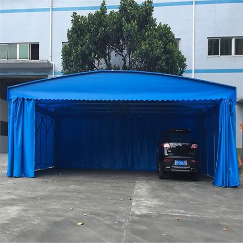 【江苏扬州市仓库搭简易棚折叠式遮阳棚室外雨篷钢结构雨棚多少钱】- 