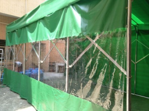 推拉雨棚遮阳棚仓库棚提供阁楼搭建、钢结构工程、彩钢房工程等服务