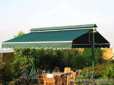 雨棚停车棚膜结构彩钢棚遮阳篷钢结构工程专业企业-浙江鑫盛膜结构工程图片_高清图_细节图