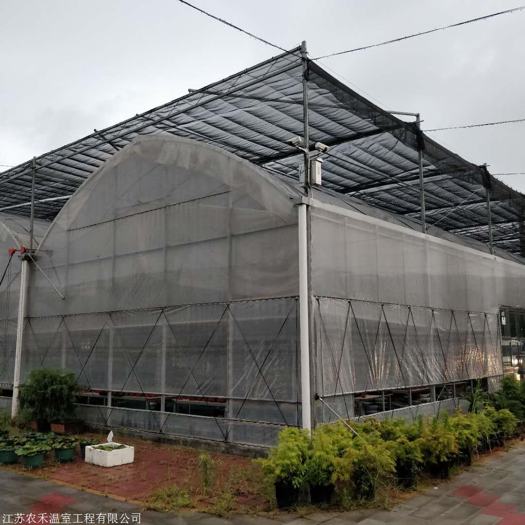 揭阳生态园外遮阳智能温室大棚安装施工 外遮阳连栋大棚-搜了网