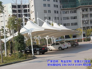 禹州汽车停车棚厂家价格 禹州膜结构汽车车棚工程定制
