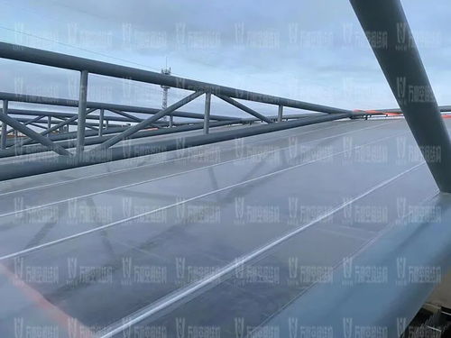 昆仑工业区污水池保温膜结构及遮阳工程圆满竣工